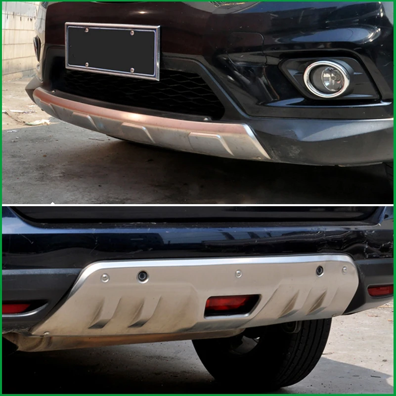 Для Nissan X Trail XTrail Rogue 2014 2015 2016 Передний Задний бампер Защита от скольжения крыло