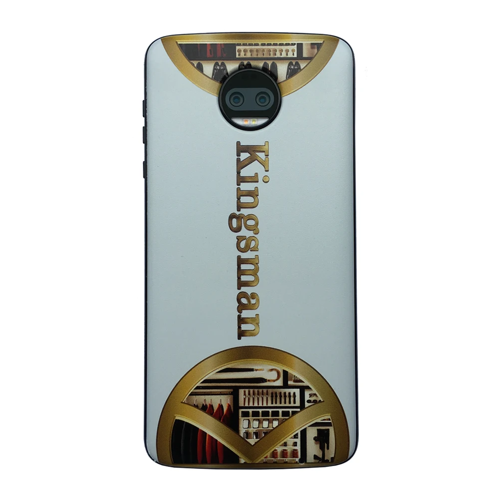 kingman white 2 Ультратонкий Магнитный адсорбции задняя пластина для motorola moto z2 play z2 силы z play droid телефона moto mods Стильный чехол - Цвет: kingman white 2