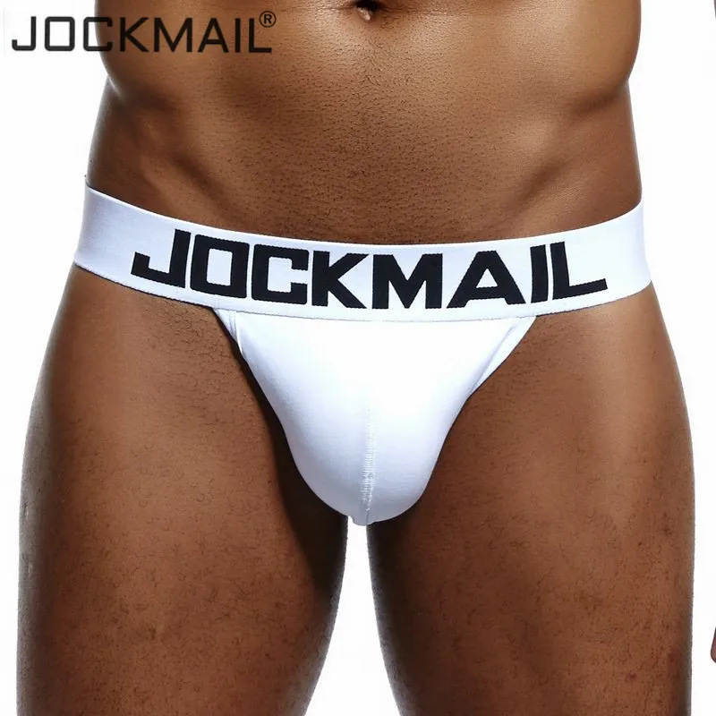 Стринги JOCKMAIL мужские Брендовое пикантное нижнее белье трусы танга с двойным D