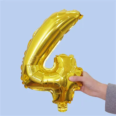 Gold 1 шт 1" /32" фигурки фольга золото и серебро Количество шар поплавок надувные шары для свадьбы День рождения украшения для детских игрушек - Цвет: Gold