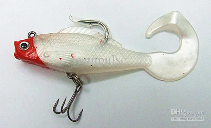

NewArrival - New soft Bait Soft Fishing baits Lead embedded bait Lifelike shape bait double hook 8cm/12g