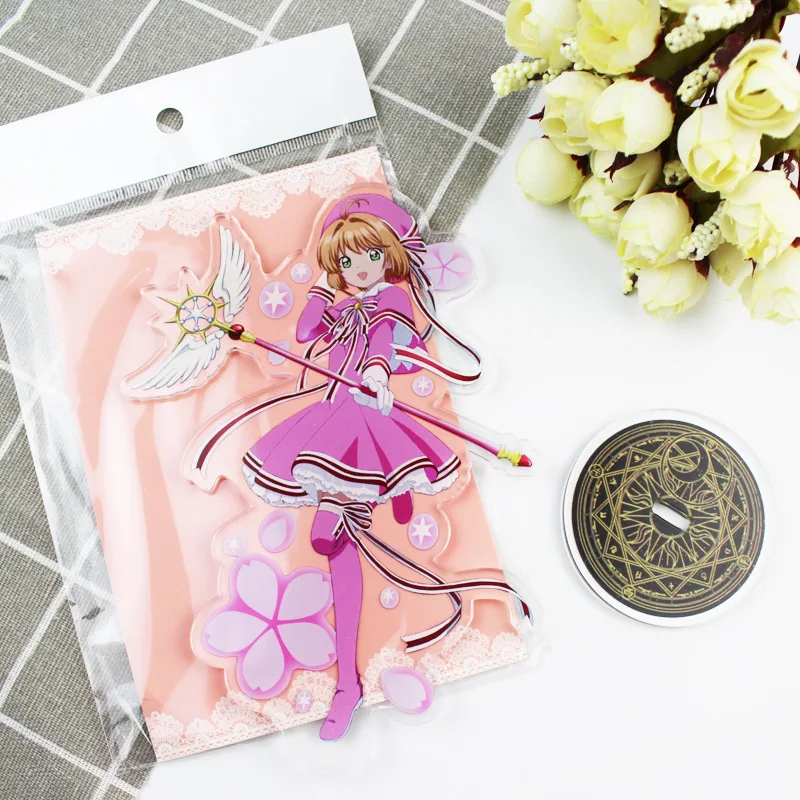 16 см Cardcaptor Card Captor Sakura акриловая подставка стакан фигурный модельный Высокое