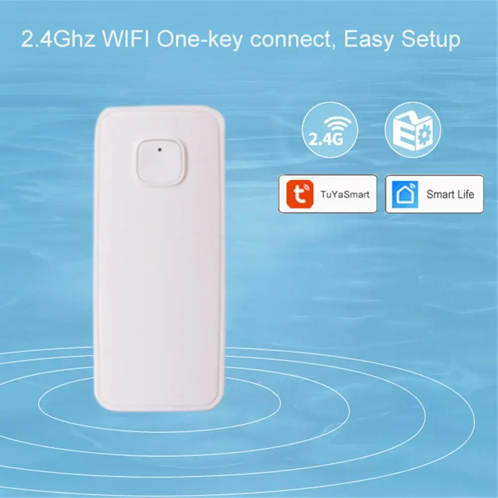 Wifi датчик утечки воды уровень потока сигнализации детектор бак защита от