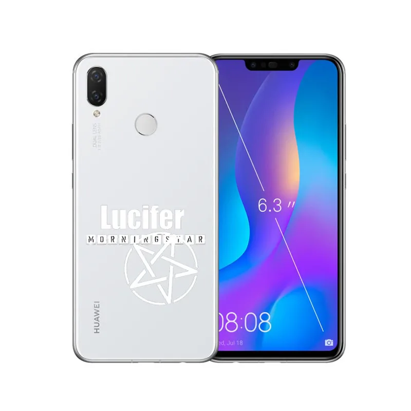 Чехол для телефона с изображением ангела Люцифера из американского ТВ Huawei Mate/P 8 9