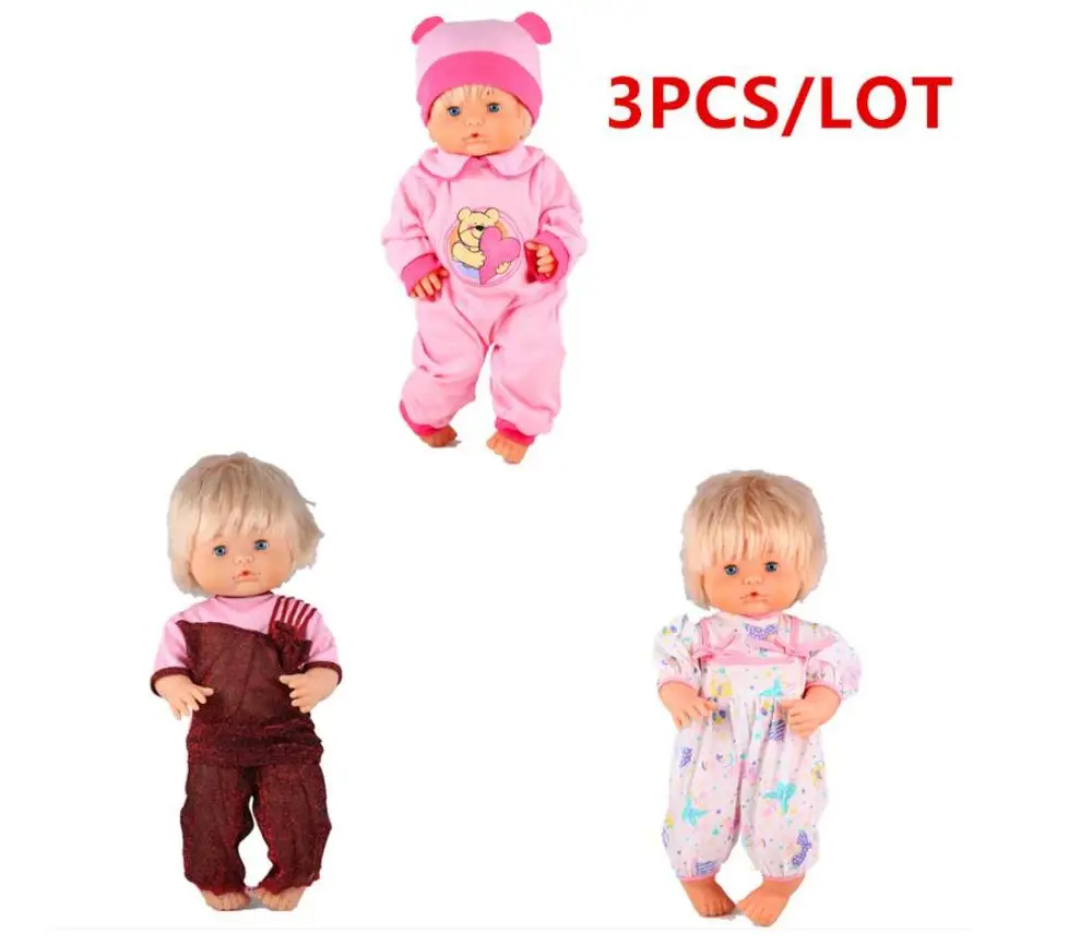 style 6 41 см Nenuco Кукла Одежда Nenuco Ropa y su Hermanita 3 шт./лот Новая повседневная одежда и платья для 16 дюймов My Little Nenuco кукла - Цвет: style 6