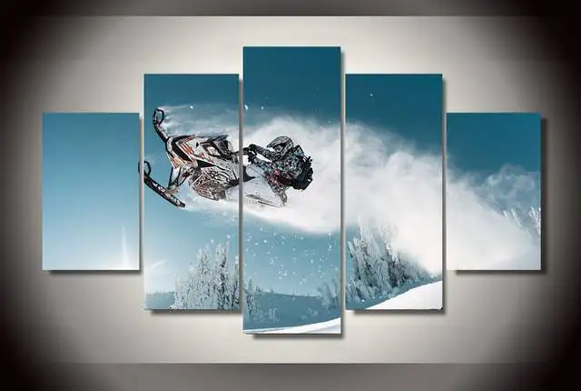 Картина на холсте новинка 5 шт. Ski Doo Freeride украшение комнаты для дома печать