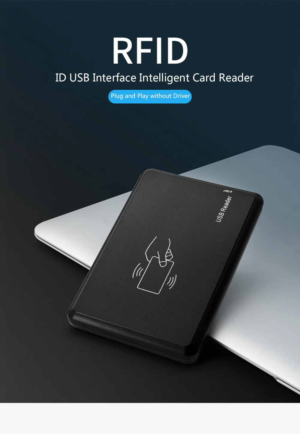 125 кГц RFID ID Card TK4100(EM4100) десятичный USB считыватель