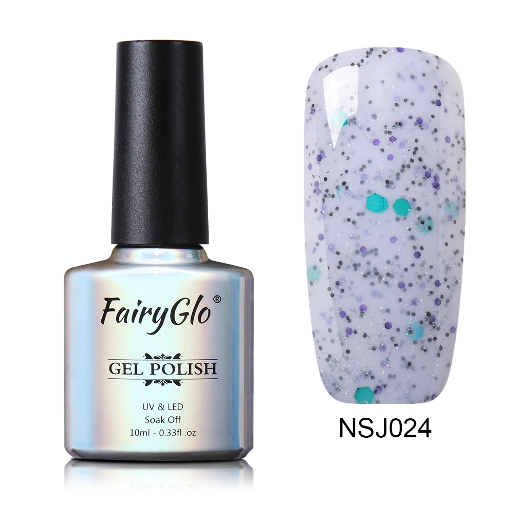 NSJ024 FairyGlo 10 мл гель для ногтей Chesse песок УФ гель лак для ногтей светодиодный штамповка Гибридный гель лак краска геллак Лаки Эмаль Гель для ногтей - Цвет: NSJ024