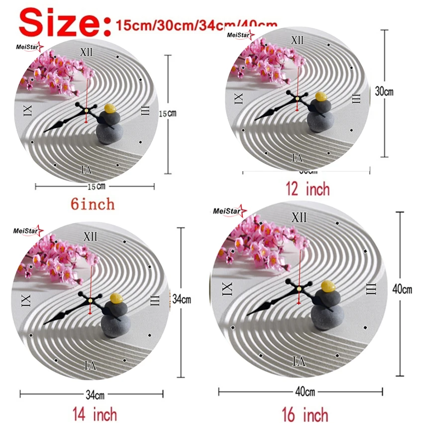 Часы MEISTAR круглые бесшумные в античном стиле украшение для ванной комнаты кухни