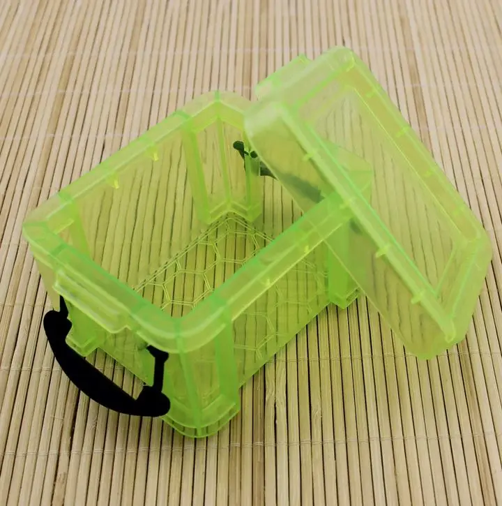 Пластиковая мини-коробка для хранения сережек карамельных цветов | Дом и сад