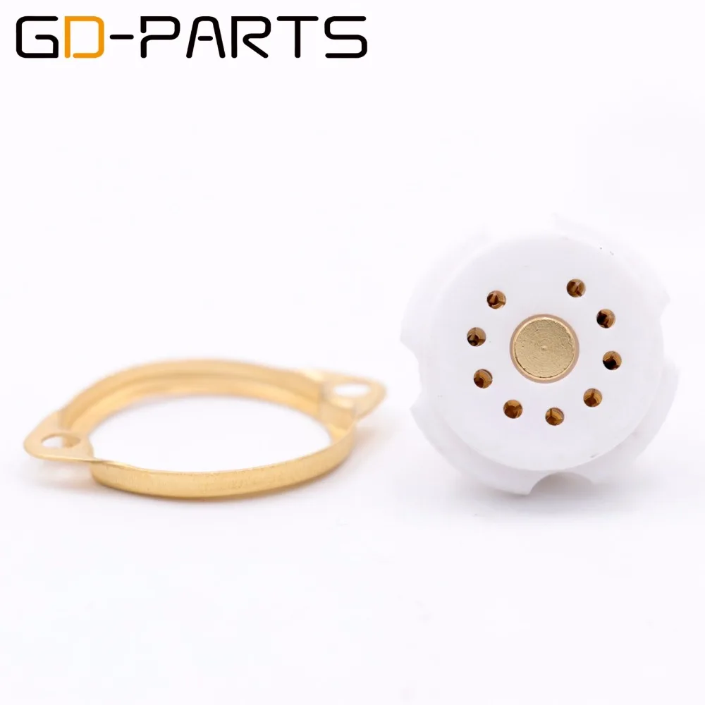 GD PARTS высококачественный позолоченный 9pin керамический трубчатый разъем для 12AX7