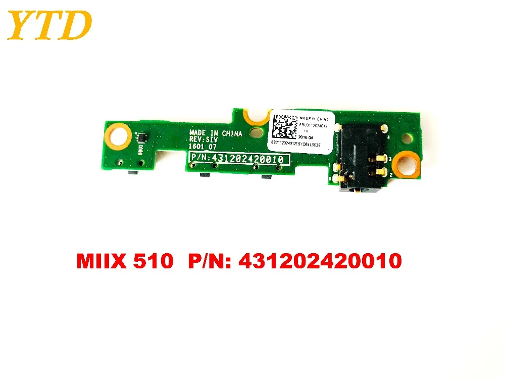 Оригинальная плата переключателя питания для Lenovo MIIX510 MIIX 510 P N 431202420010