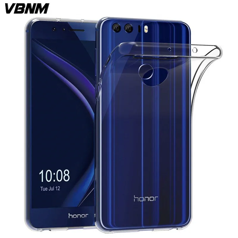 Чехол для Huawei Honor 8 мягкая прозрачная силиконовая задняя крышка из ТПУ чехол