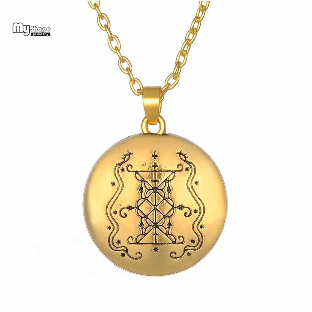 My Shape винтажное ожерелье талисман папа дамбала Вуду кулон чокер амулет Hoodoo шнур