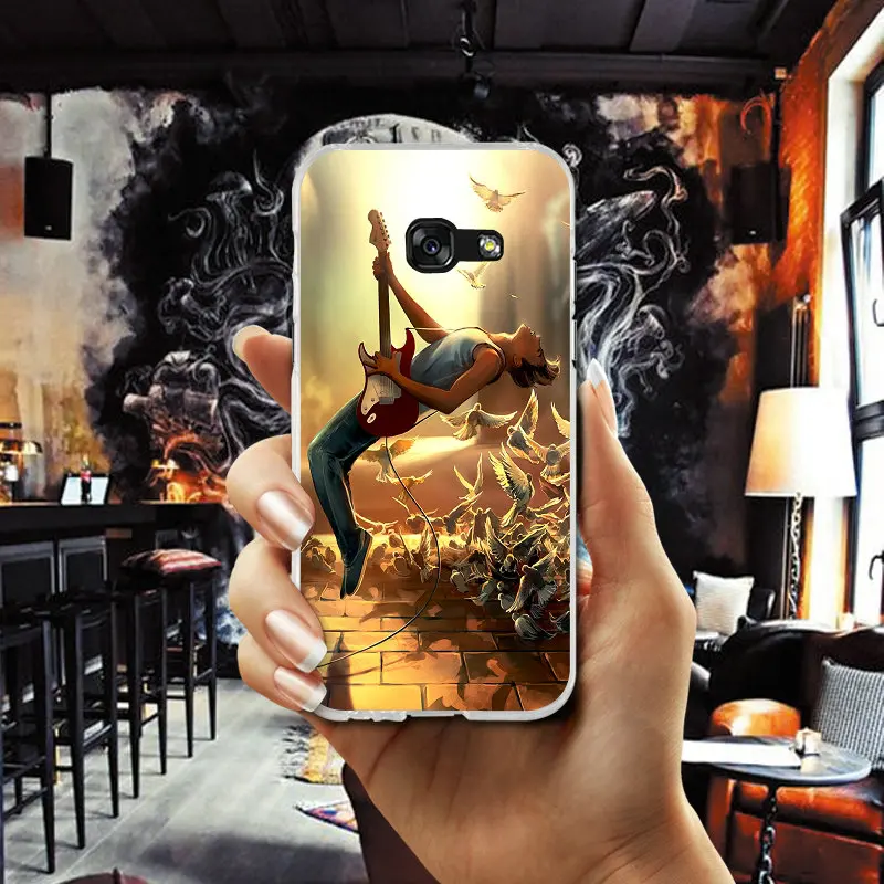 Love Guitar Guitarist Musical Soft TPU Phone Cases for Samsung Galaxy S2 S3 S4 S5 Mini S6 S7 S8 S9 S10 Edge Plus Lite Note 5 8 |