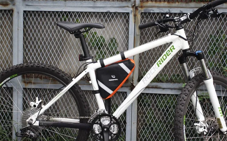 Roswheel Bolsa Bicicleta аксессуары треугольная горная дорожная велосипедная сумка 2.6л велосипедная верхняя передняя рама труба сумка сумки для инструментов