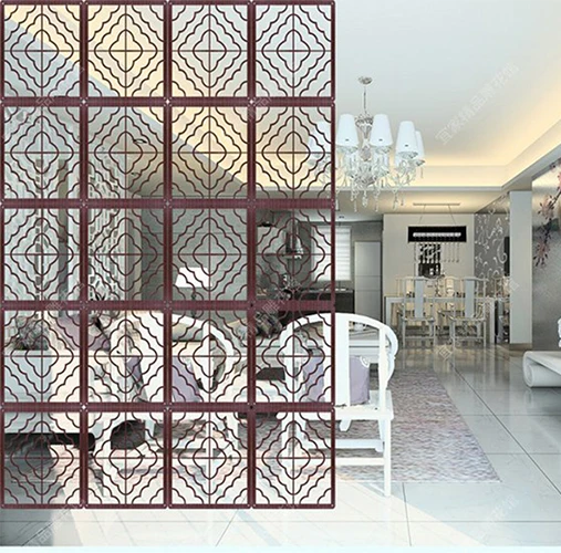 Chinese wood hanging wall panels decorative wooden bricks isolated bedroom living room folding screen personalized custom | Дом и сад