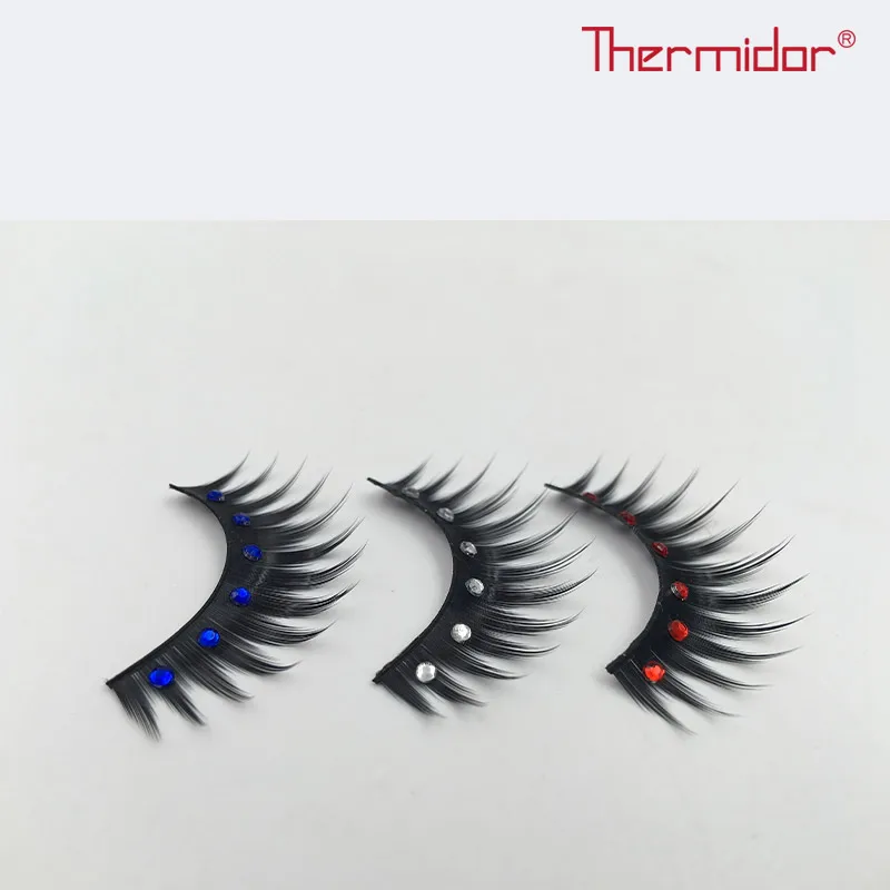 Thermidor накладные ресницы особенно инкрустация бриллиантами красивый макияж