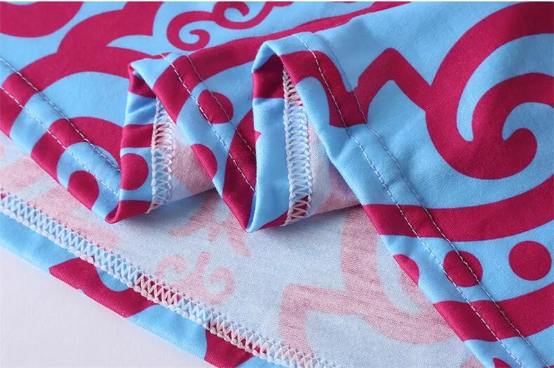 Фуксия горячий стиль богемное платье без рукавов с принтом летнее женское для