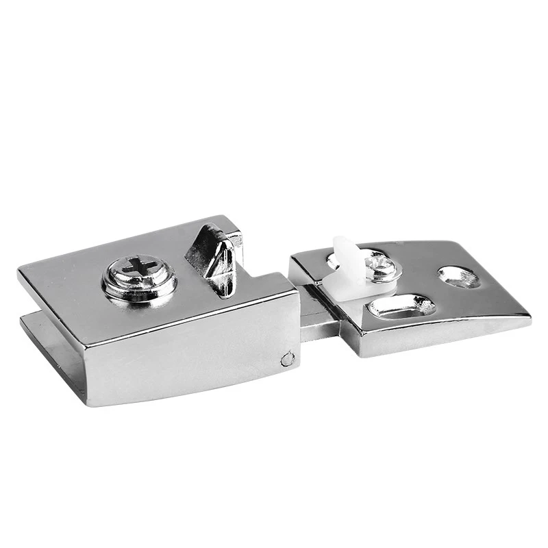 Стеклянный зажим из цинкового сплава код перегородки 90 градусов от стены до