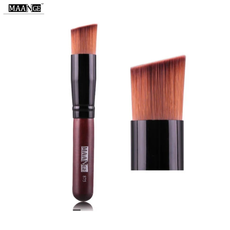 2017 бренд MAANGE новая пудра Кисть для макияжа деревянная ручка многофункциональная