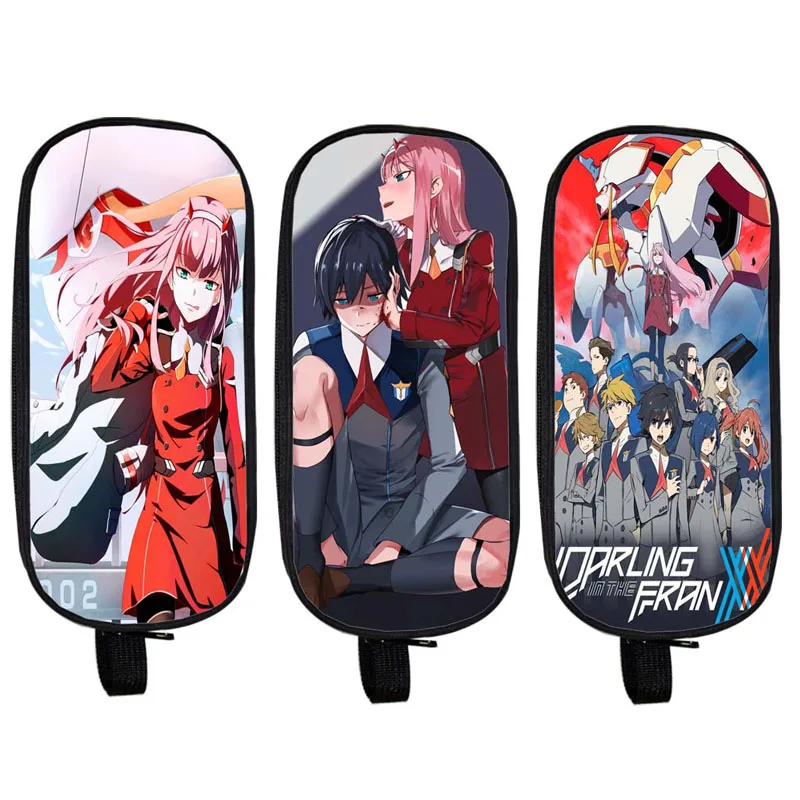Косметический Чехол Darling in the FranXX с держателем для карандашей, сумка в стиле аниме HIRO ZERO TWO, школьный чехол, школьные принадлежности