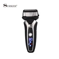 3D Floating Shaving Men Triple Blade Head For SURKER RSCX-9008 Shaver Face Care Beard Razor Blade Replacement Shaver Head