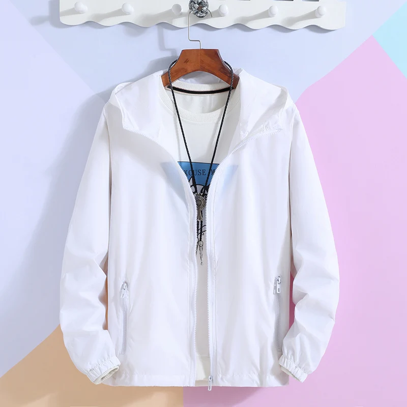 Куртка мужская быстросохнущая дышащая легкая солнцезащитная тонкая лето 2020|fashion