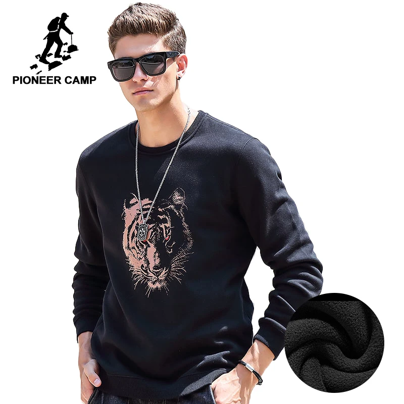 Pioneer Camp/толстовки из плотного флиса для мужчин осенне-зимняя брендовая одежда