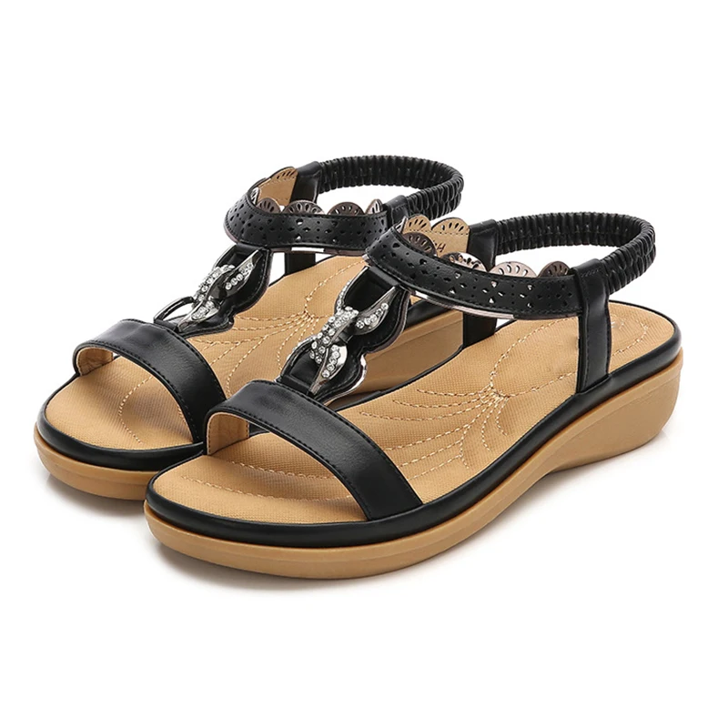 2018 новые летние сандалии женская модная повседневная обувь богемные мягкие