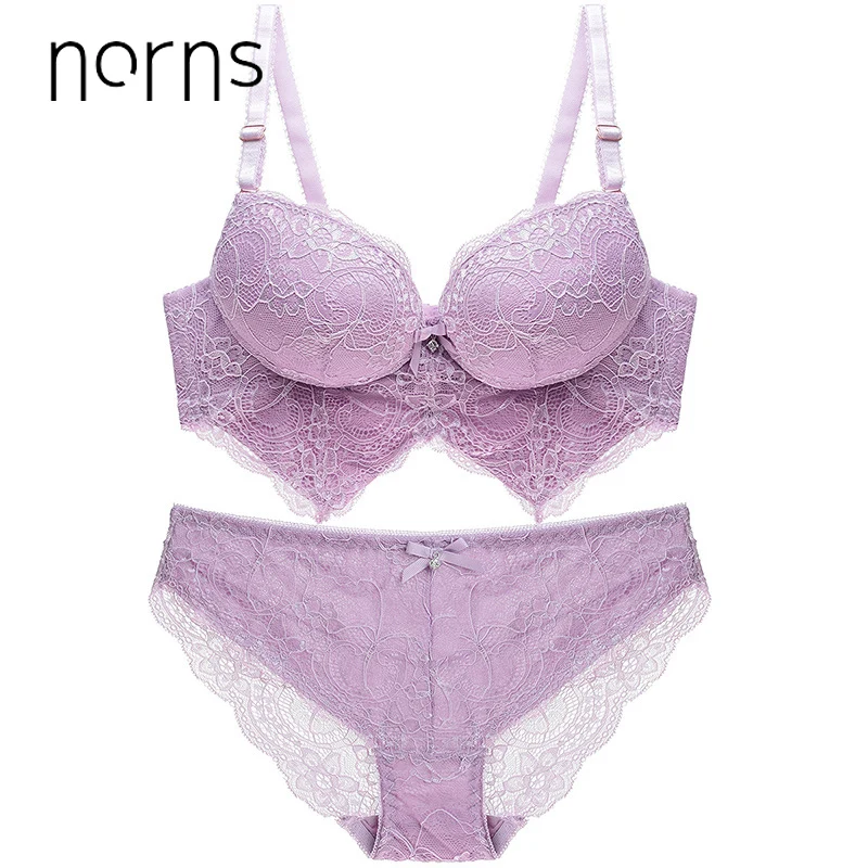 Norns женское нижнее белье набор прозрачный бюстгальтер пуш ап красный маленькая