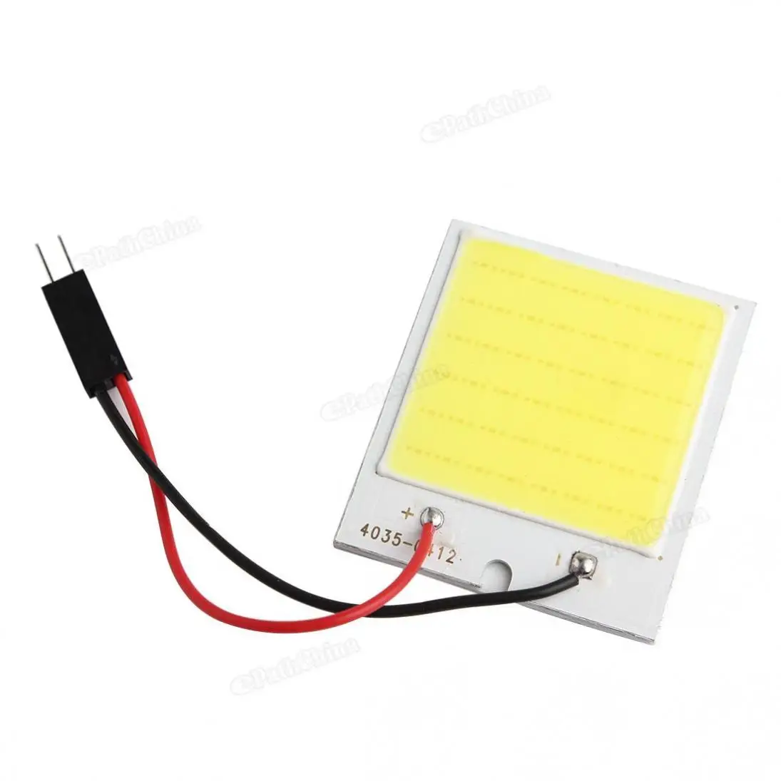 Автомобильная светодиодная лампа T10 W5w COB 48 SMD панельная белого красного синего