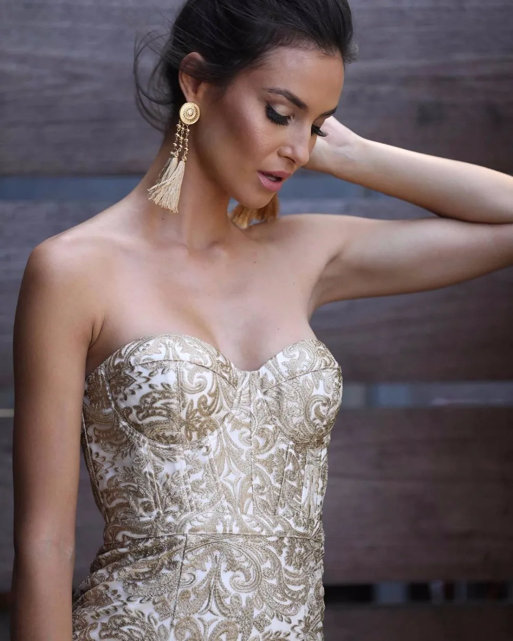 Платье-футляр без рукавов KLEEZY элегантное вечернее платье на тонких бретельках с