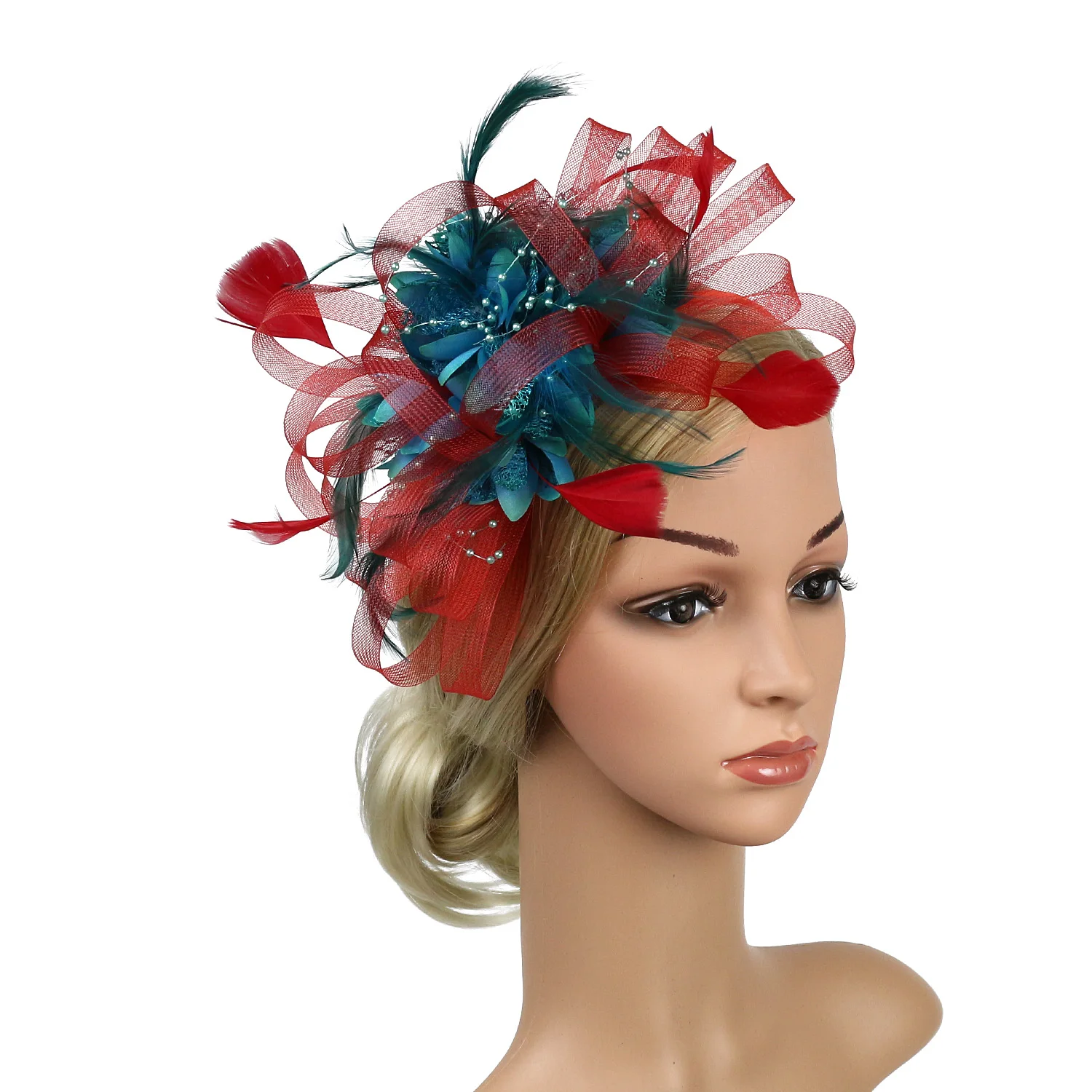 G Женские Sinamay чародей Коктейльные Вечерние шляпа свадьбы церковь Кентукки Дерби платье фетровых - Color: G