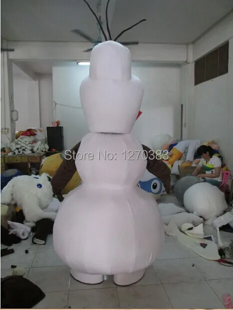 2018 высокое качество Олаф талисман маскарадный костюм Бесплатная доставка |