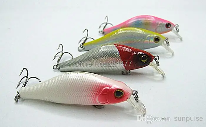 7 см 9 г плавающая приманка для рыбалки рыболовные снасти Китай крючок жесткая