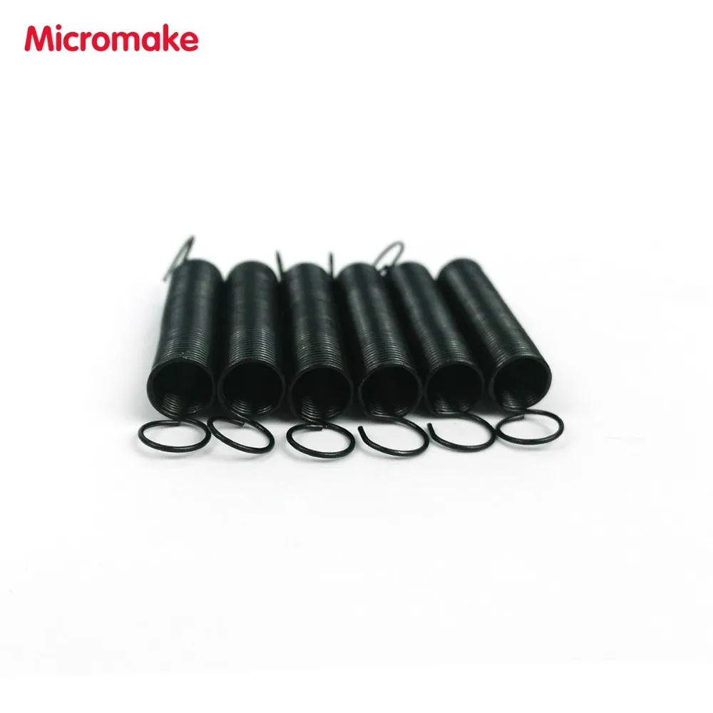 Micromake 3d принтер части удлинительная пружина 6 шт./лот используется для Kossel Delta 3d принтер толкатель демпфирования амортизирующая