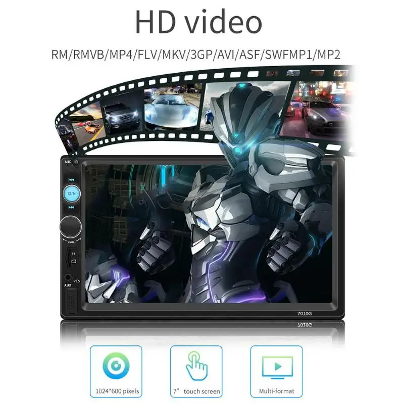 Автомобильная стереосистема VODOOL 2Din 7 " MP5 видеоплеер GPS навигация HD Bluetooth FM радио