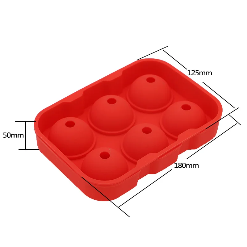 Силиконовые подносы для кубиков льда 6 ячеек|mould tools|molde siliconecake mold |