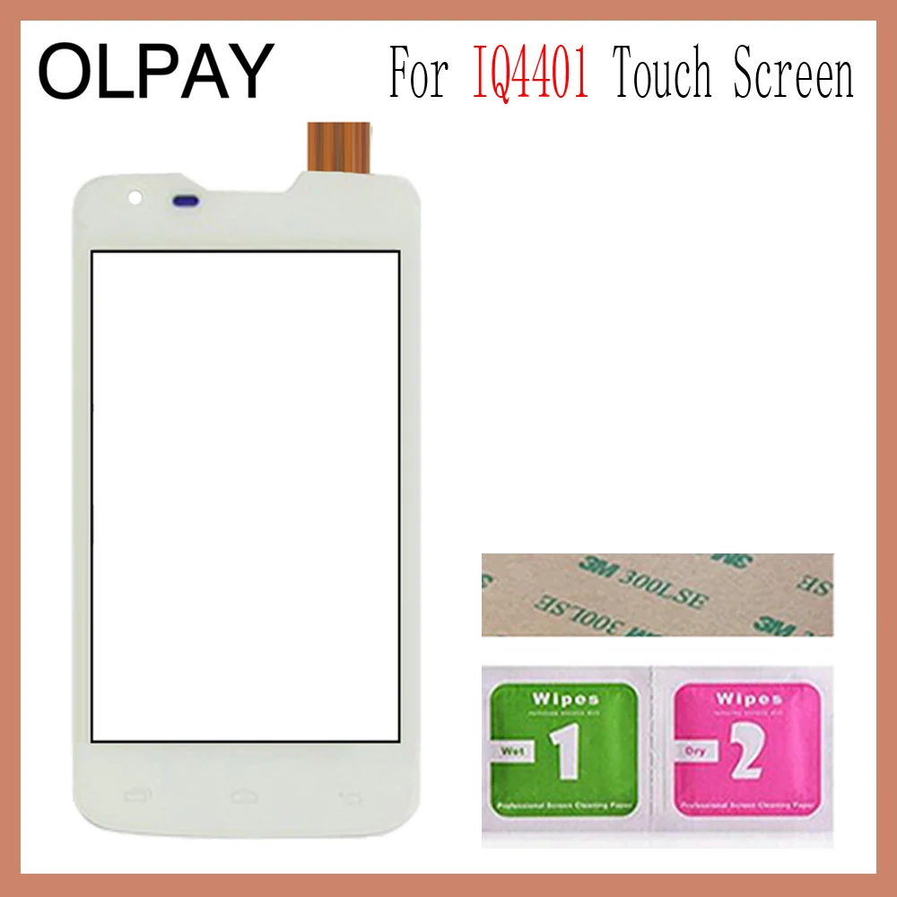 OLPAY 4,0 'для Fly IQ4401 IQ 4401 сенсорный экран дигитайзер панель запасные части сенсорный экран Переднее стекло объектив сенсор инструменты