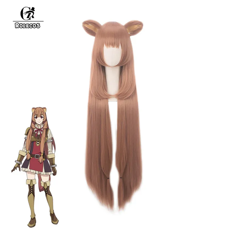 Raphtalia ROLECOS, аниме, Tate no Yuusha no Nariagari, косплей, волосы, рапхталия, косплей, длинные волосы, термостойкие синтетические волосы, косплей, волосы - Цвет: Raphtalia