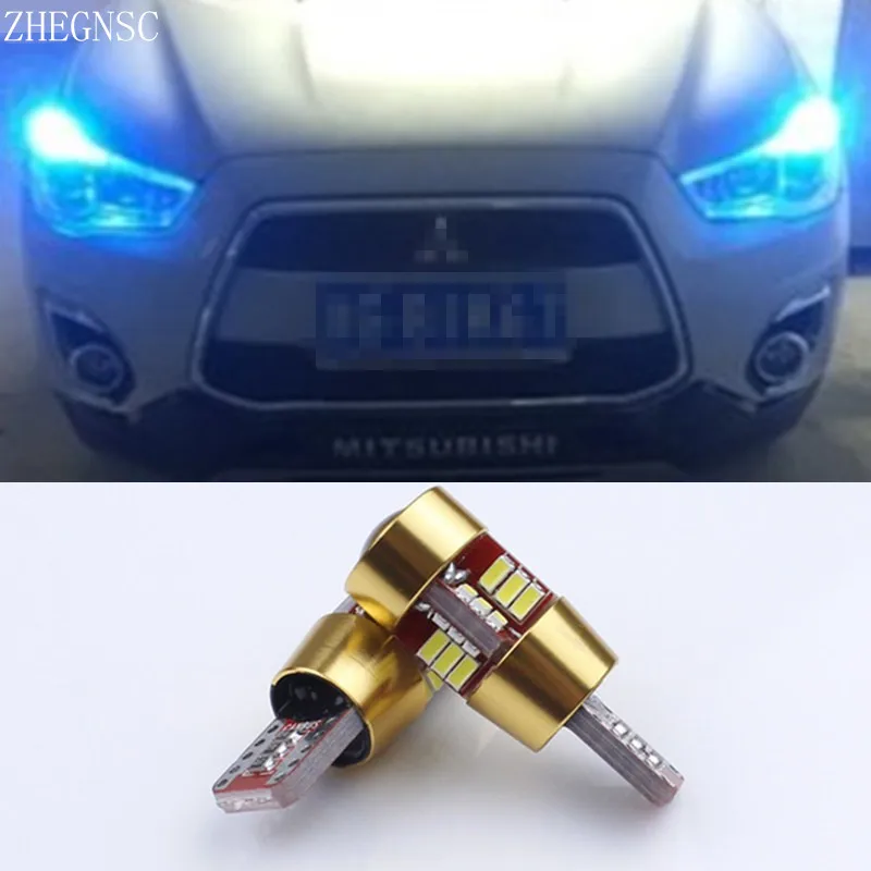 2x T10 W5W LED Canbus автомобильный Клиренс для Mitsubishi asx lancer 10 outlander 2013 pajero l200 Expo|light for|w5w led