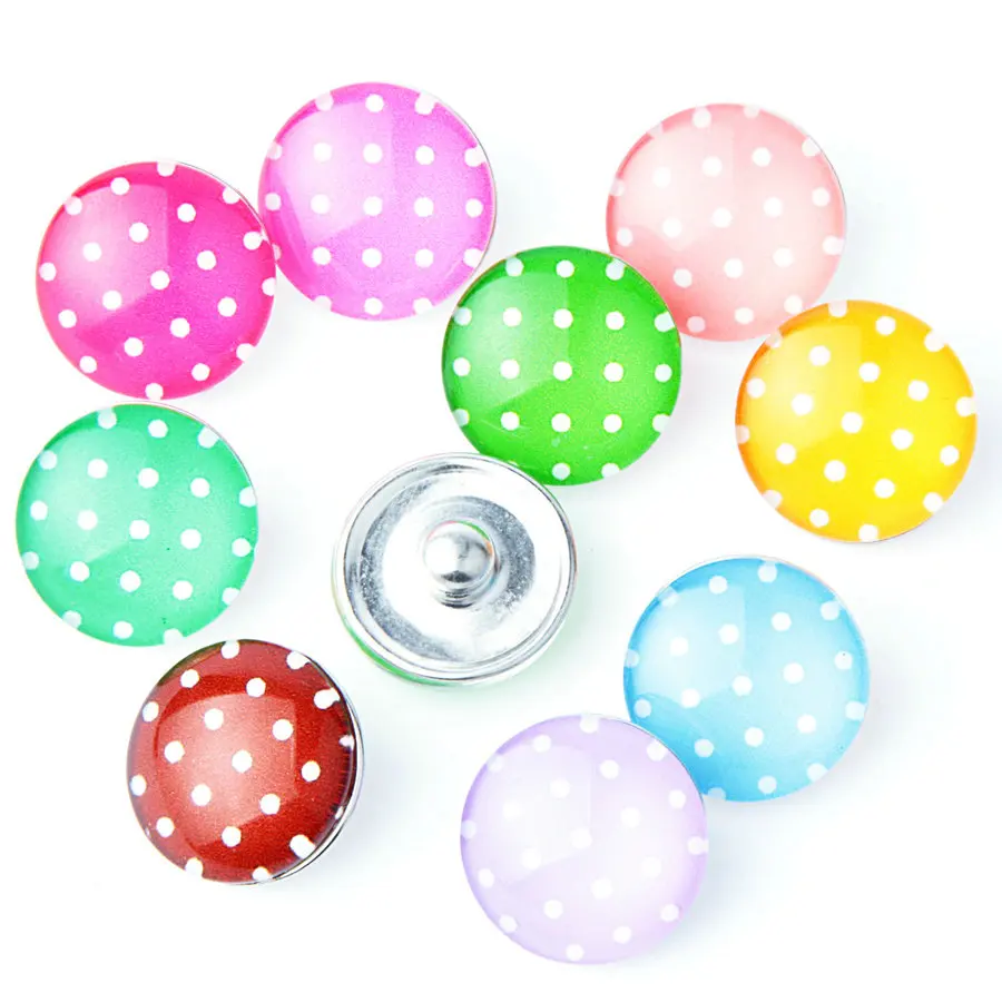 10 шт./лот разноцветные 18 мм оснастки ювелирные изделия Радуга круглые стеклянные