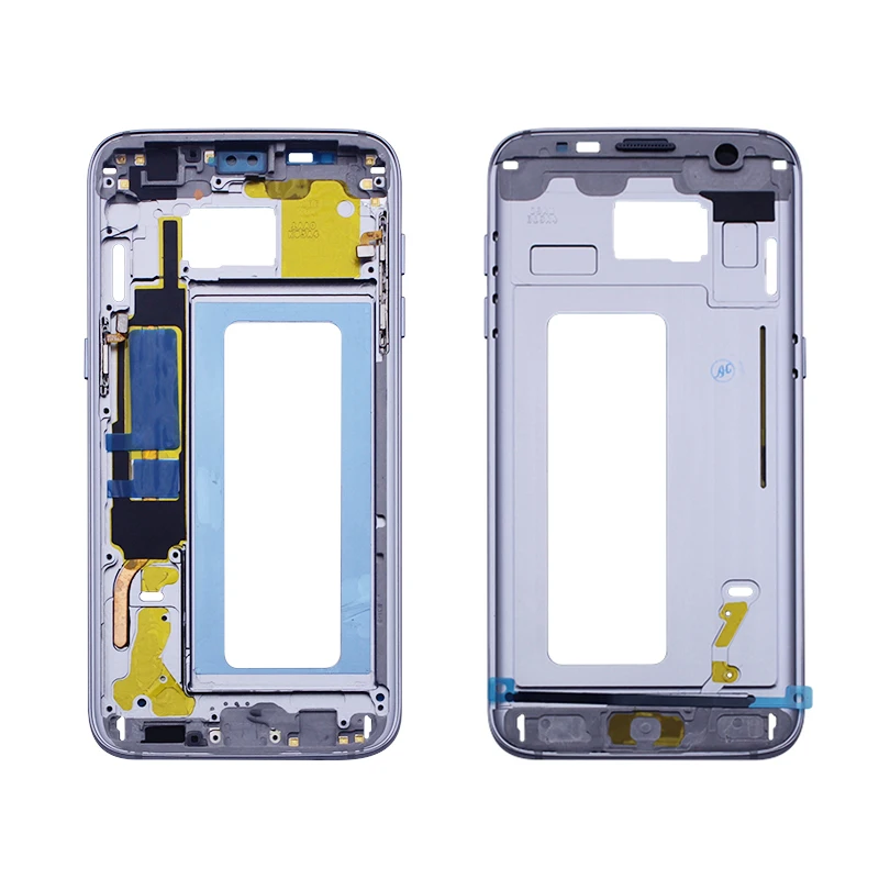 Netcosy For Samsung S7 edge Housing Middle Frame Bezel Plate Cover replacement part s7 G930 Edge G935 | Мобильные телефоны и