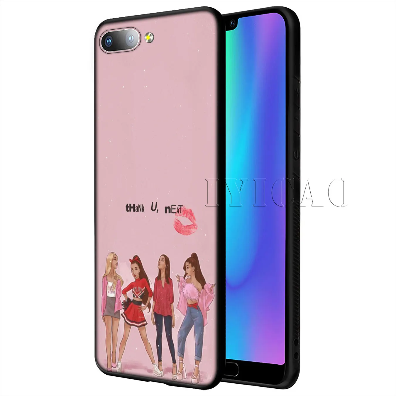 Мягкий чехол для телефона IYICAO Thank U Next Ariana Grande Huawei Y9 Y7 Y6 Prime 2019 Honor 20 8C 8X 8 9 9X 10 Lite 7C 7X 7A