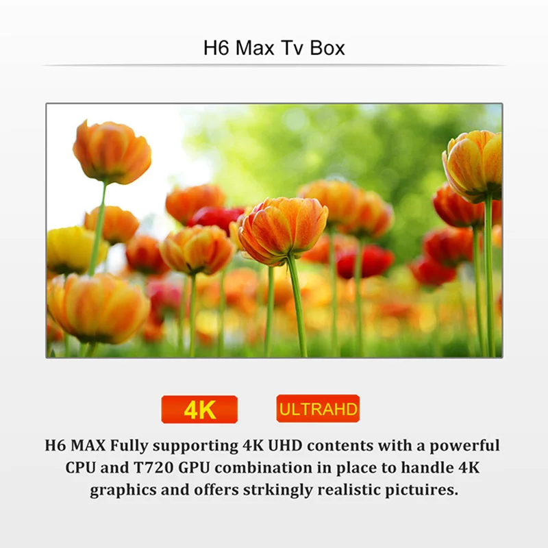 H6 MAX Android 9 0 ТВ коробка 4 Гб DDR3 32 ГБ памяти на носителе EMMC Allwinner чип смарт Декодер