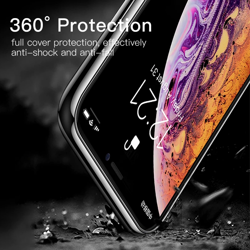 Прозрачный чехол TOTU для iPhone Xs Max Xr роскошный мягкий силиконовый защитный из ТПУ
