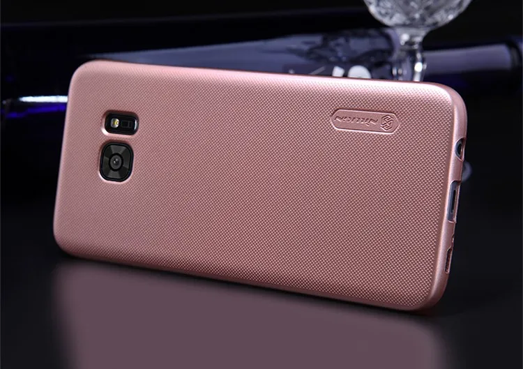 Матовый Жесткий Тонкий матовый чехол Nillkin для samsung galaxy s7 edge, чехол для телефона s
