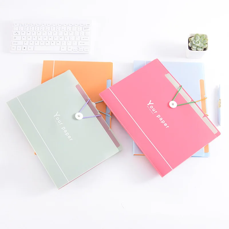 colorful A4 envelope file folder button bag organ package large-capacity holder for shool office-LH-WJD | Канцтовары для офиса и