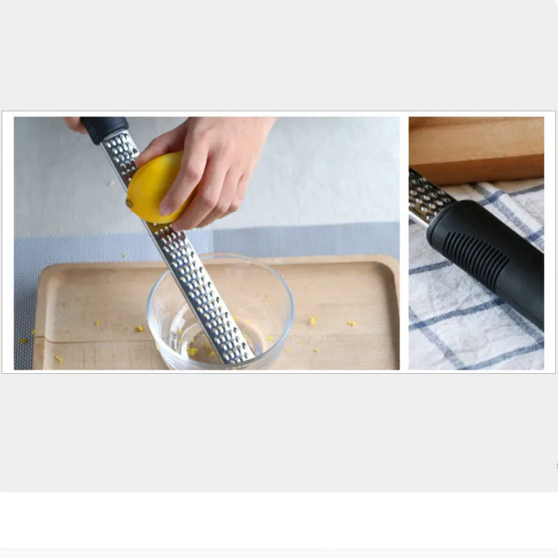 

Kitchen Gadgets Chocolate Citrus Lemon Garlic Zester Tepka Sharp Blade Ginger Microplane Butter Cheese Grater